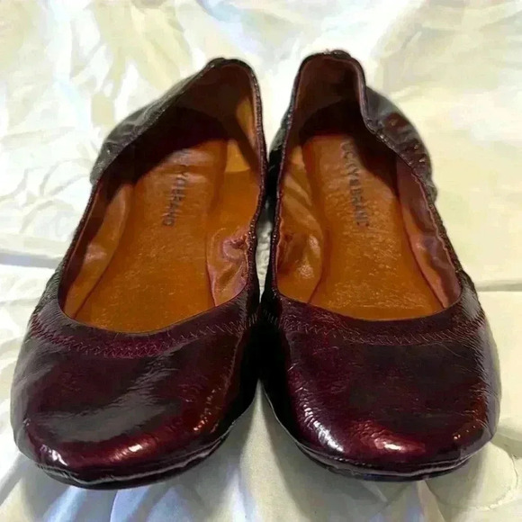 Lucky Brand Womens Emmie Ballet Flat Crimson Size 7.5 - Picture 1 of 8